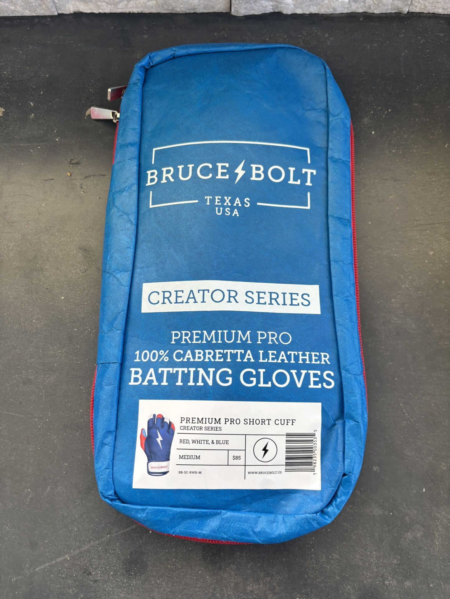 Bruce Bolts Short Cuff Adult Size