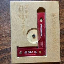 Woodpeckers 641 Square – flaw on edge, priced to move