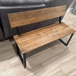 Wood Bench