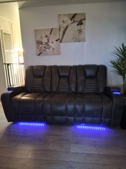 Sofa With Power Reclining 