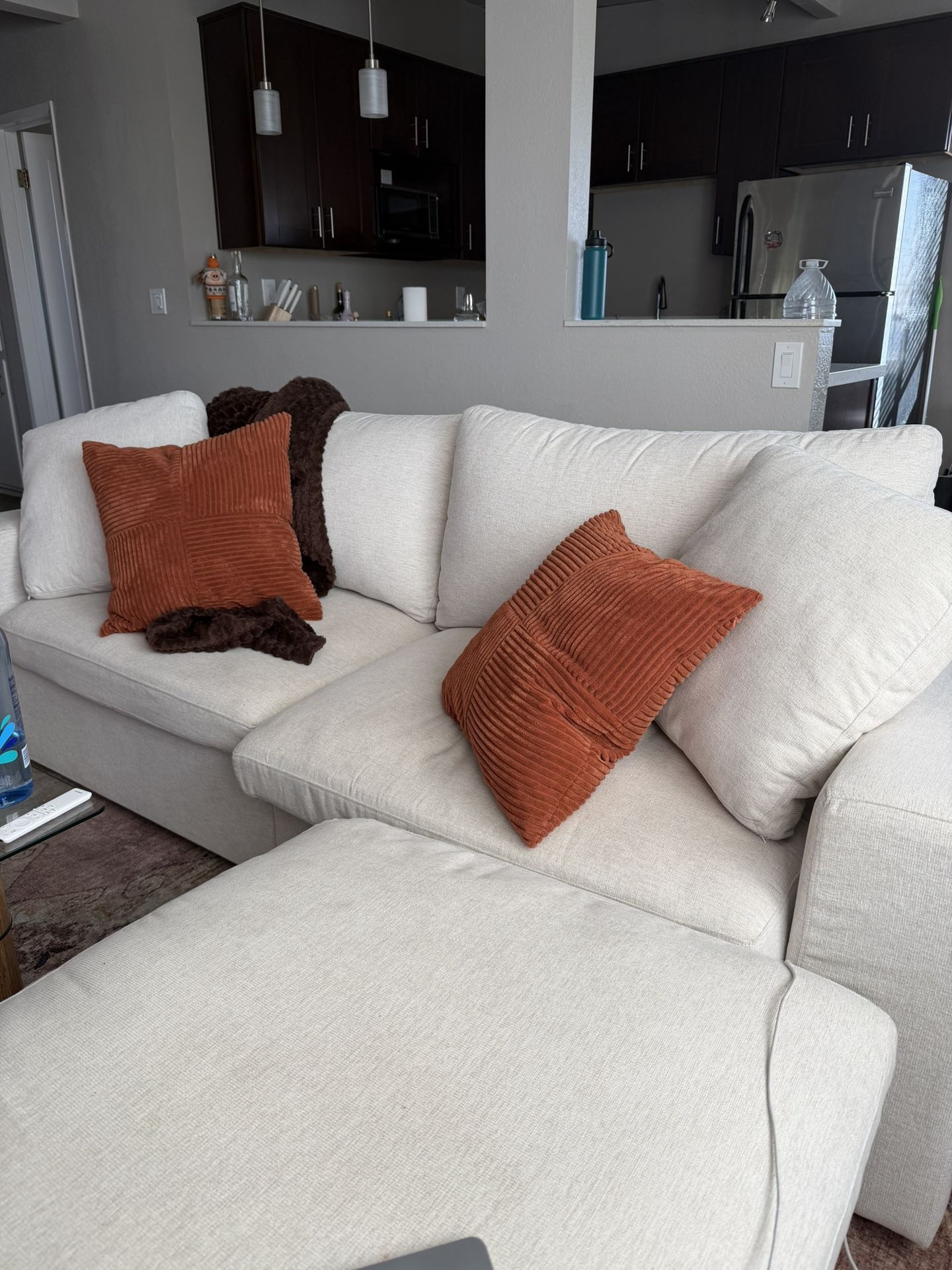 7th Avenue 3-Seat Modular Chaise Sectional sofa/couch