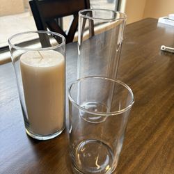 Set Of 36 Hurricane Vases Great Condition