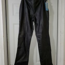 Nine West Leather Pants Women's Size 8