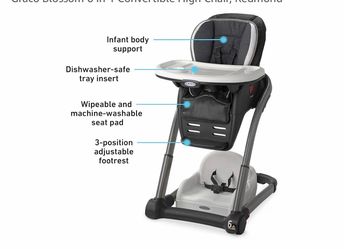 Graco 6 in 1 convertible highchair