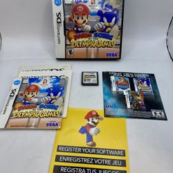Mario & Sonic at the Olympic Games Nintendo DS Complete In Box Tested Authentic 