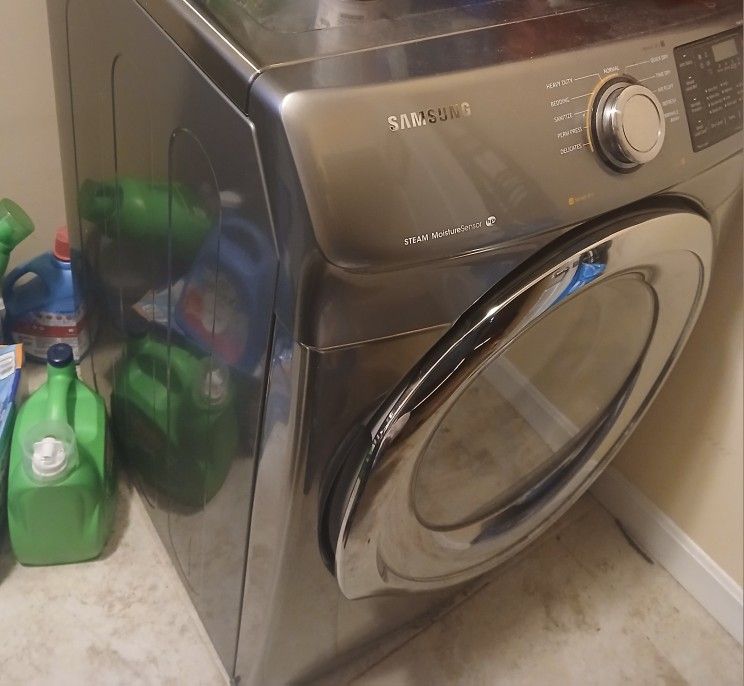 Samsung Front- Load Electric Dryer W/Steam & Sensor Dry Features