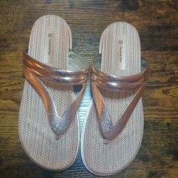 Size 9/10 Rose Gold Sandals