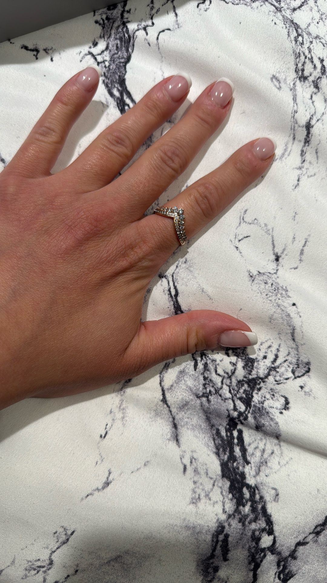 Pandora 14k Rose Gold Plated Ring Size 7