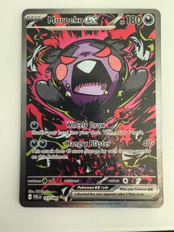 morpeko ex 117/084 Pokémon mega evolution pitch black