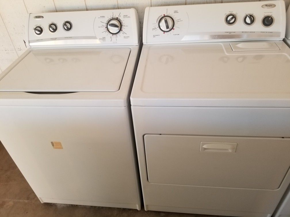 Whirlpool washer And Dryer 