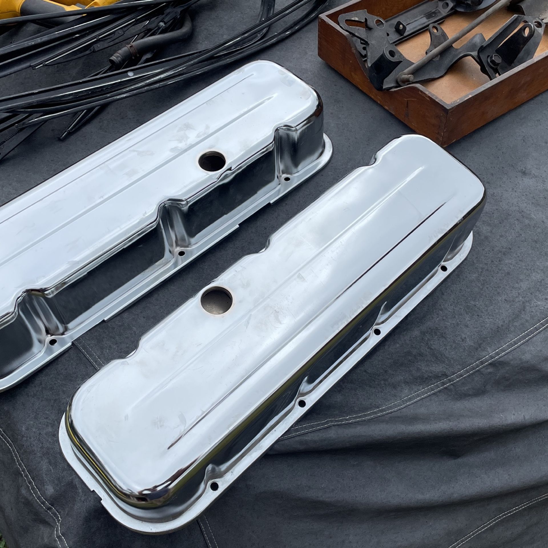 Big Block Chevy Valve Covers, Chrome