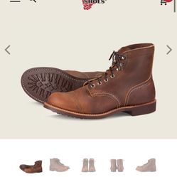 SIZE 7.5 RED WING BRAND NEW BOOTS 