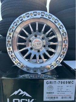 17x9 trail lock off road machine with clear coat 6x135 1 offset