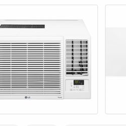 LG 18,000 BTU 230/208V Window Air Conditioner Cools 1000 Sq. Ft. with Heater, Wi-Fi Enabled and Dehumidifier in White