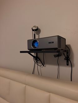 Smart Projector w/ Built-in Apps/Wifi + FREE Wall Shelf