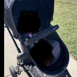 play pen and stroller $130 