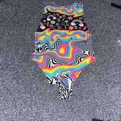 Freedom Rave Wear Bodysuit 