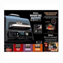 NINJA Woodfire ProConnect XL Outdoor 7-in-1 Grill Smoker & Air Fryer, App Enabled (Model: OG900)
