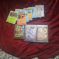 Charizard, Mewtwo & Dragonite V! Ultra Rare! This Electric Combo Is Hard To Collect! Pokémon Palooza! This 50 Card Lot Includes Legends, Heroes, Commo