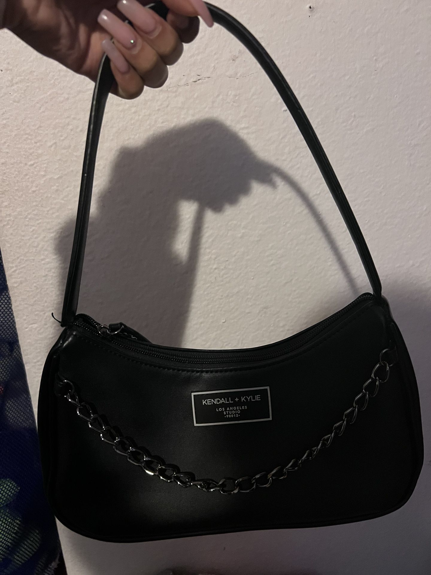 KENDALL + KYLIE Black Shoulder Handbag