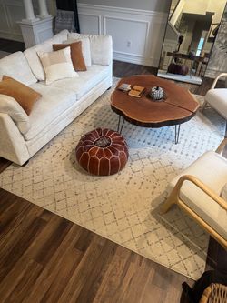 6.5’ by 9’ area rug