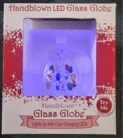 Handblown LED Glass Globe