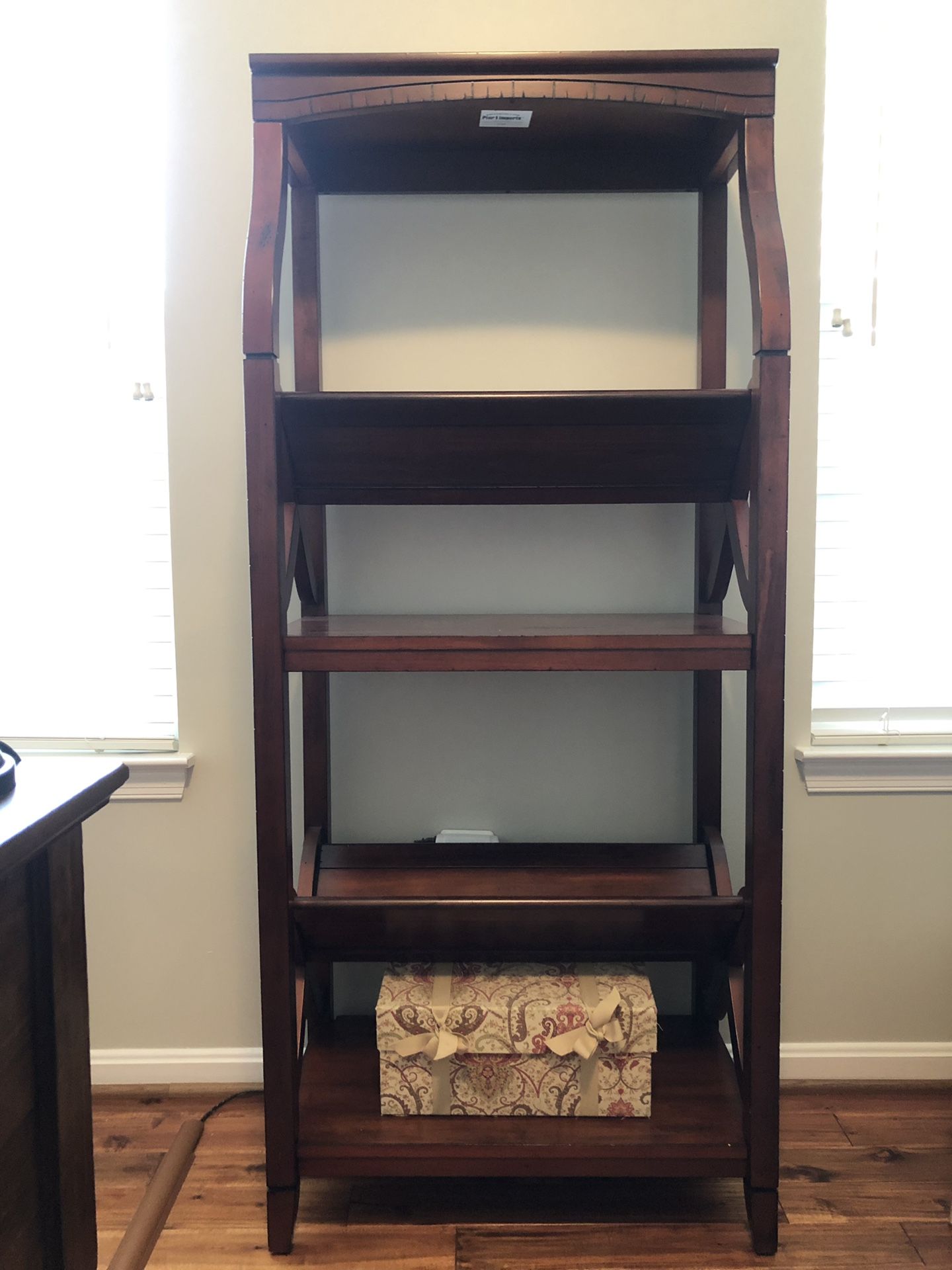 Pier1 Bookshelf and 2 Matching Filing Cabinets
