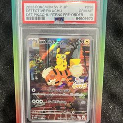 PSA 10 Detective Pikachu 098