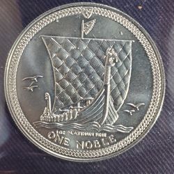 PLATINUM 1 Oz Isle Of Man Coin