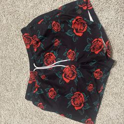 medium rose shorts 
