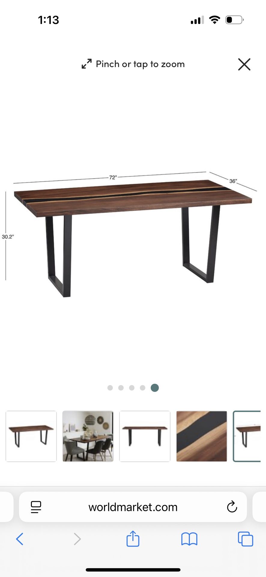 World Market Kitchen Table