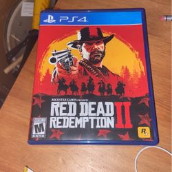 PS4 Red Dead Redemption 2 (barely Used)