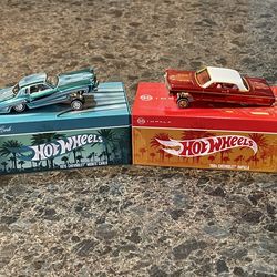 Hot wheels RLC 64 Impala and 75 Monte Carlo lowriders
