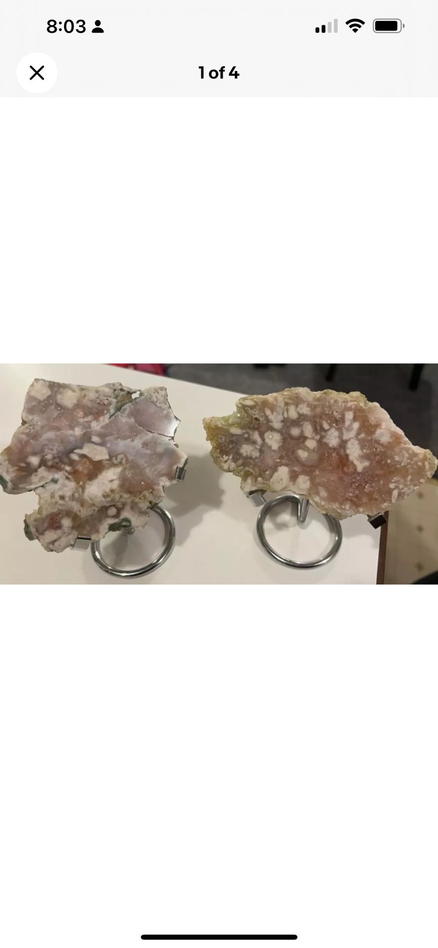 Pink Amethsyst Agate Slabbs High Quality! 210G! 176G!
