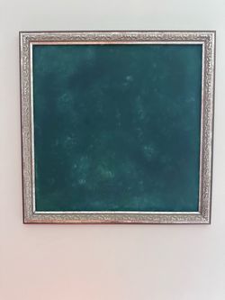 Abstract Teal Framed Wall Art