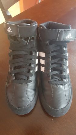 Adidas Wrestling shoes.