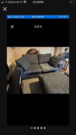 Gray Sectional Sofa with Chaise