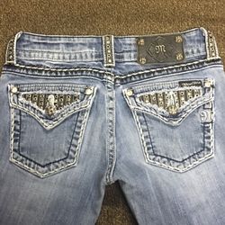 Miss Me jeans 26” extra short boot cut