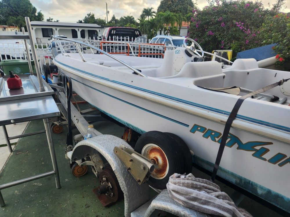 96 Proline Flats Boat 16ft. 48hp 2 Stroke for Sale in Hialeah, FL - OfferUp