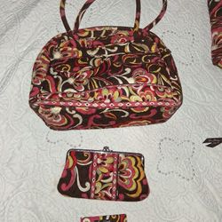 6 Piece Vera Bradley Bag Bundle 