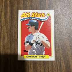1988 Don Mattingly Topps Card