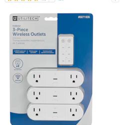 3 Piece Wireless Outlets