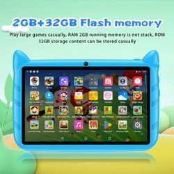 New 5G WiFi 7 Inch Tablet Pc Children's Gift Kids Learning Education Tablets Android 9.0 Quad Core 2GB RAM 32GB ROM Dual Cameras

