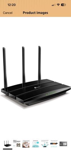 TP-Link AC1900 Smart WiFi Router (Archer A8) - High Speed MU-MIMO Wireless Router, Dual Band Router for Wireless Internet, Gigabit, Supports Guest WiF