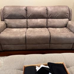 Electric Reclining Sofa And Love Seat Set