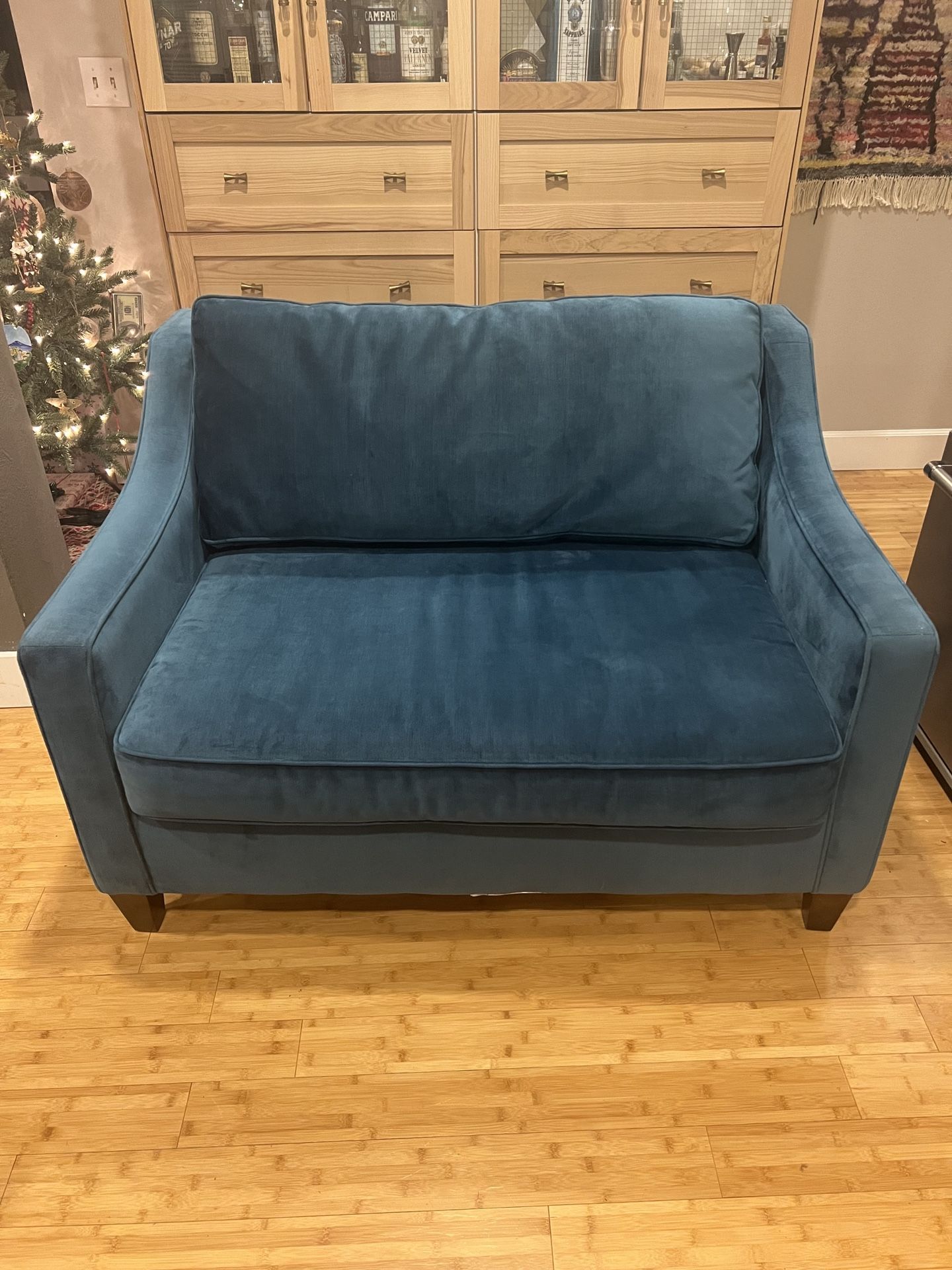 PENDING PICKUP West Elm Harris chair and a half twin Sleeper