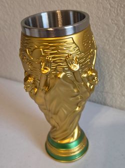 2026 World Cup trophy style fan beer mug cup stainless steel copa del mundo para beber cerveza licor