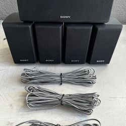 Sony Surround Sound Set of 5 Speakers + Wiring