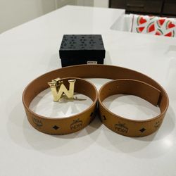 Nice Men's Claus Monogram Reversible Belt 48/120