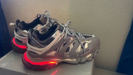 Grey balenciaga tracks led